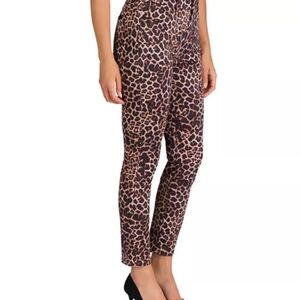 Jen7 7 for all mankind leopard pants